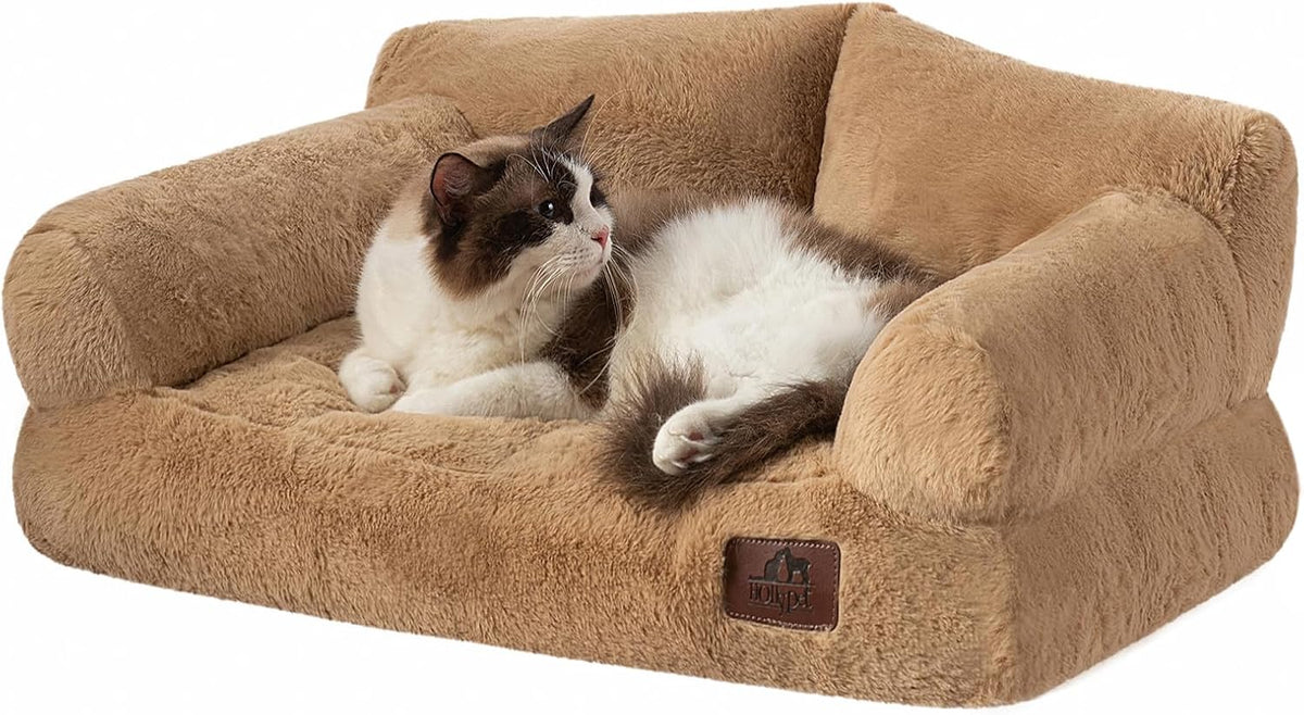 Hollypet Small Dog Large Cat Bed Puppy Couch Beds for Pets up to 25 lbs