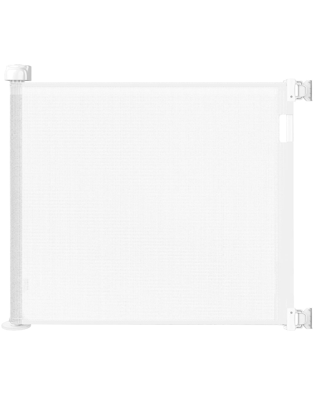 Retractable Dog Gate and Baby Gate for Stairs, 33"H x 55"W, Drill Mount