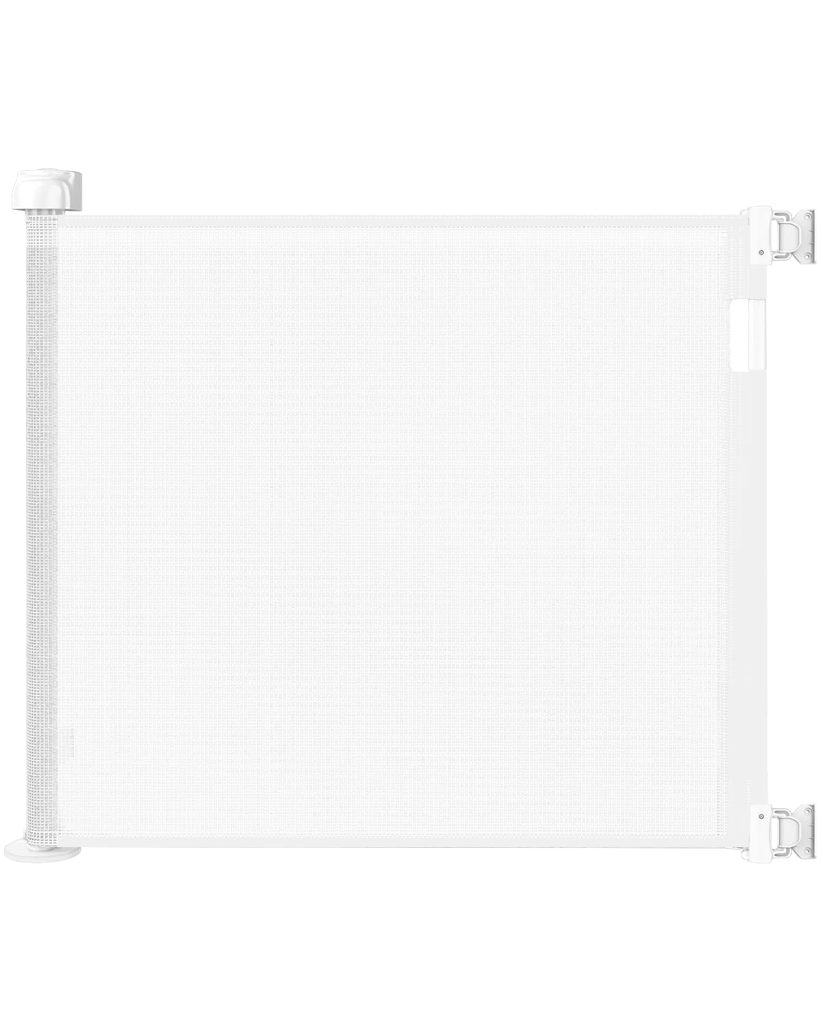 Retractable Dog Gate and Baby Gate for Stairs, 33"H x 55"W, Drill Mount
