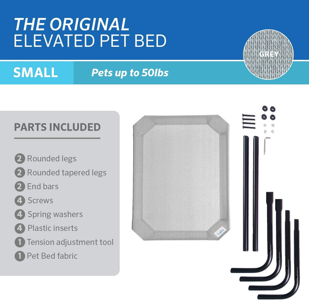 Coolaroo Original Elevated Dog Bed - Breathable Off-The-Ground Pet Bed with Cooling Fabric, Joint Relief & Moisture-Resi