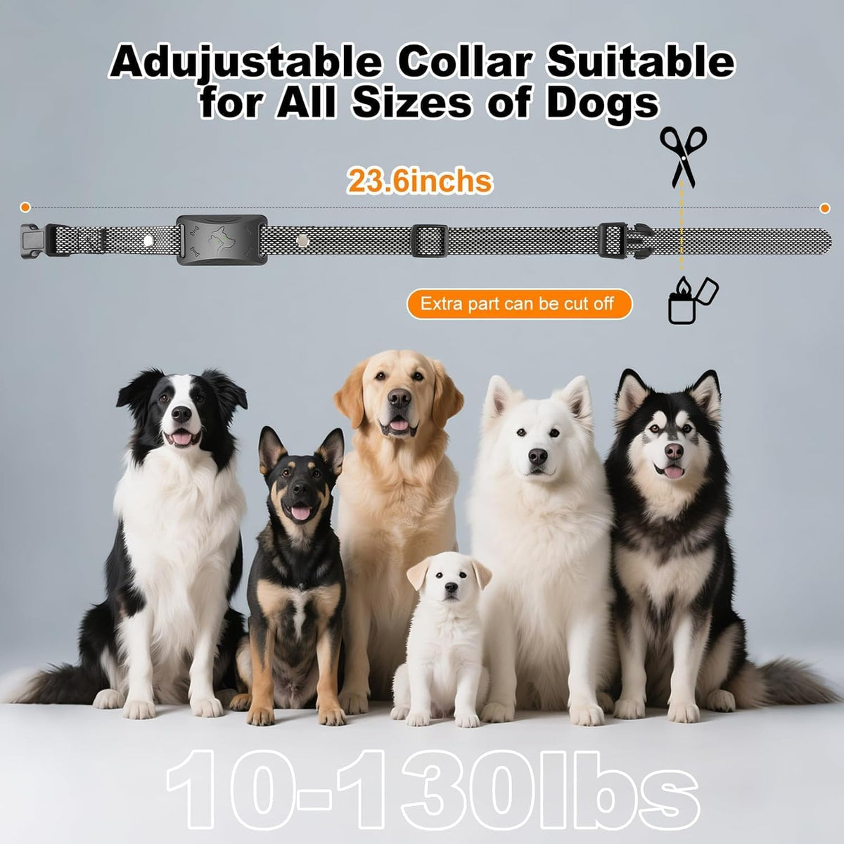 2In1 Wireless Dog Collar Fence System & Training Collar 2Pack