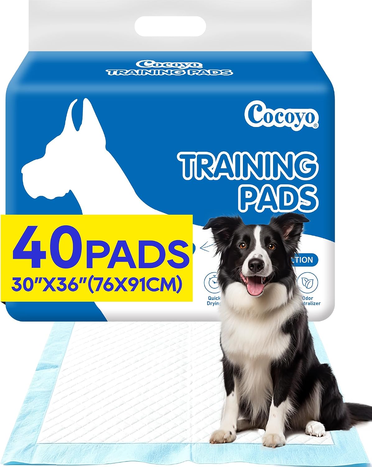 COCOYO Training Pads, 30"X36", 40 Count, XXL