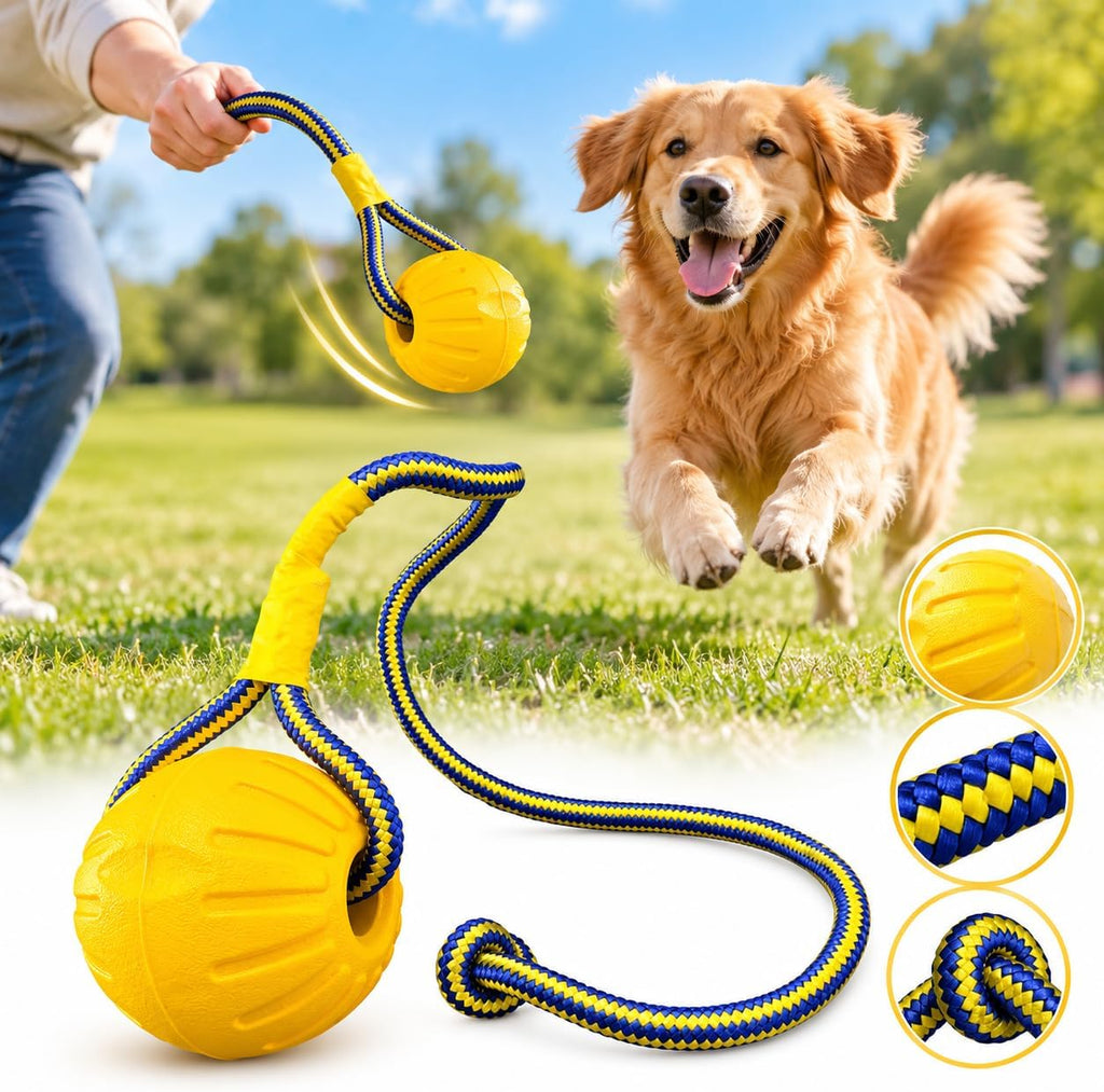 Interactive Rope Ball Pet Toy