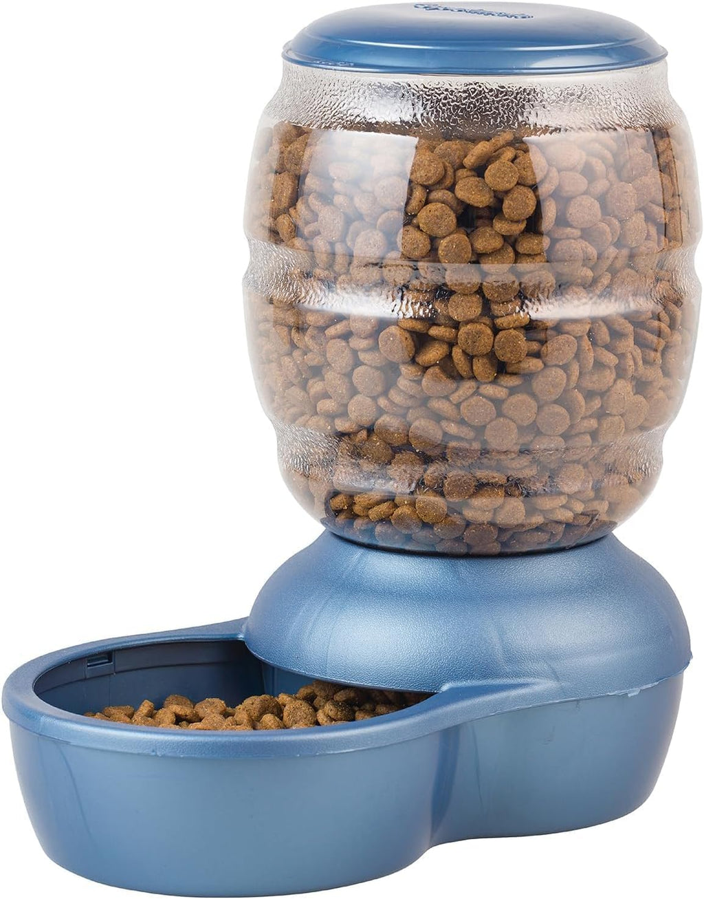 Petmate Replendish Gravity Feeder with Microban, Pearl Peacock Blue, 2lbs