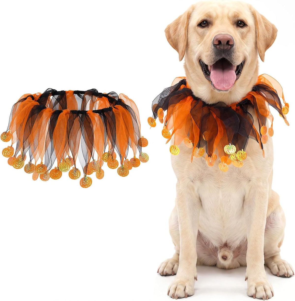 choyaxo Halloween Dog Tutu Collar