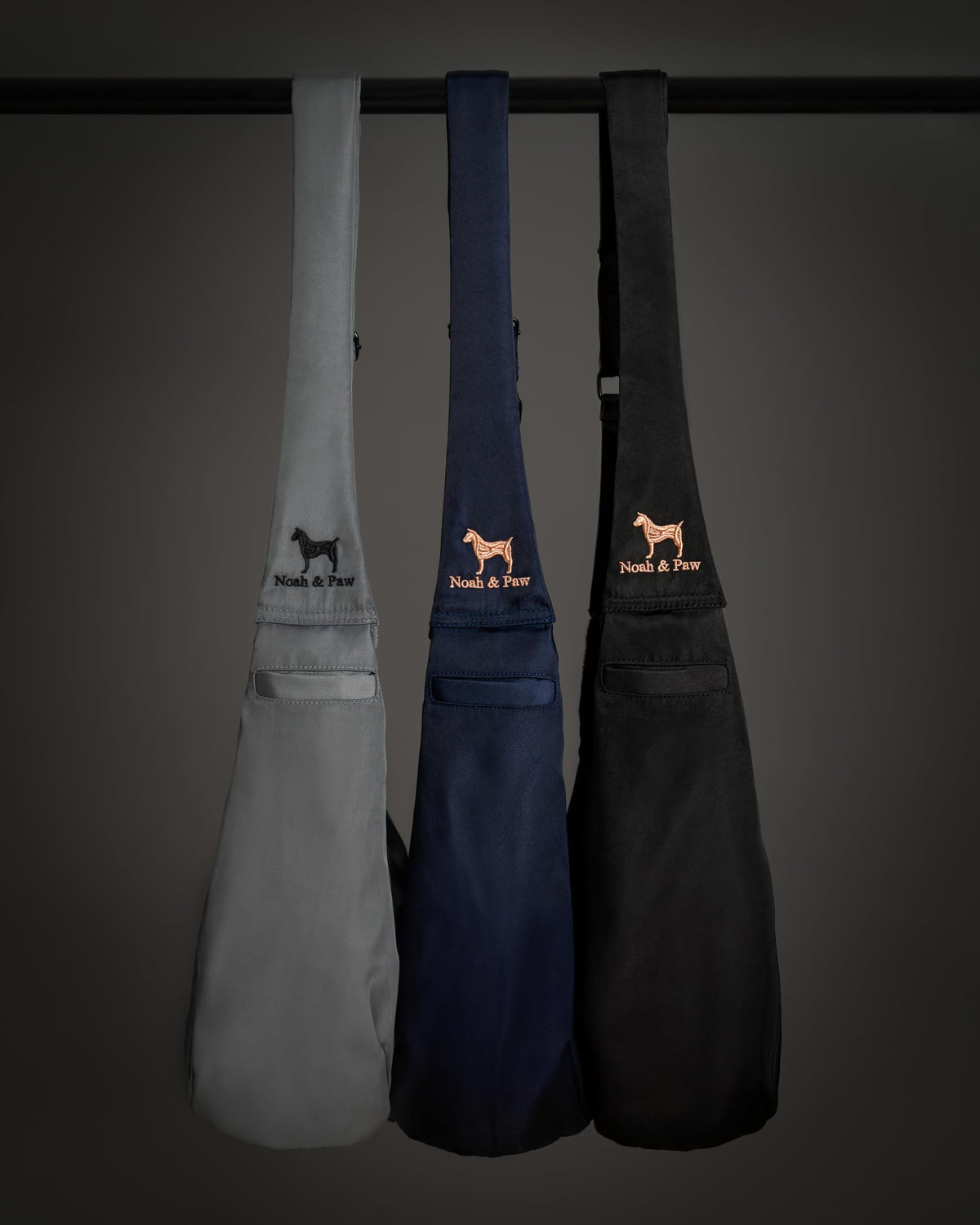 Noah & Paw Dog Sling Carrier for XS Dogs & Cats 3-10 lbs (Premium Twill)