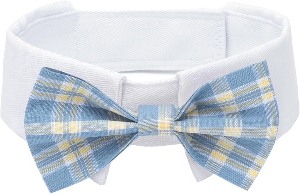 Segarty Dog Bow Tie for Neck Girths 16.5-21.2 in, Adjustable Bowtie Collar for Extra Large Dogs, Dog Neck Tie Tuxedo Com