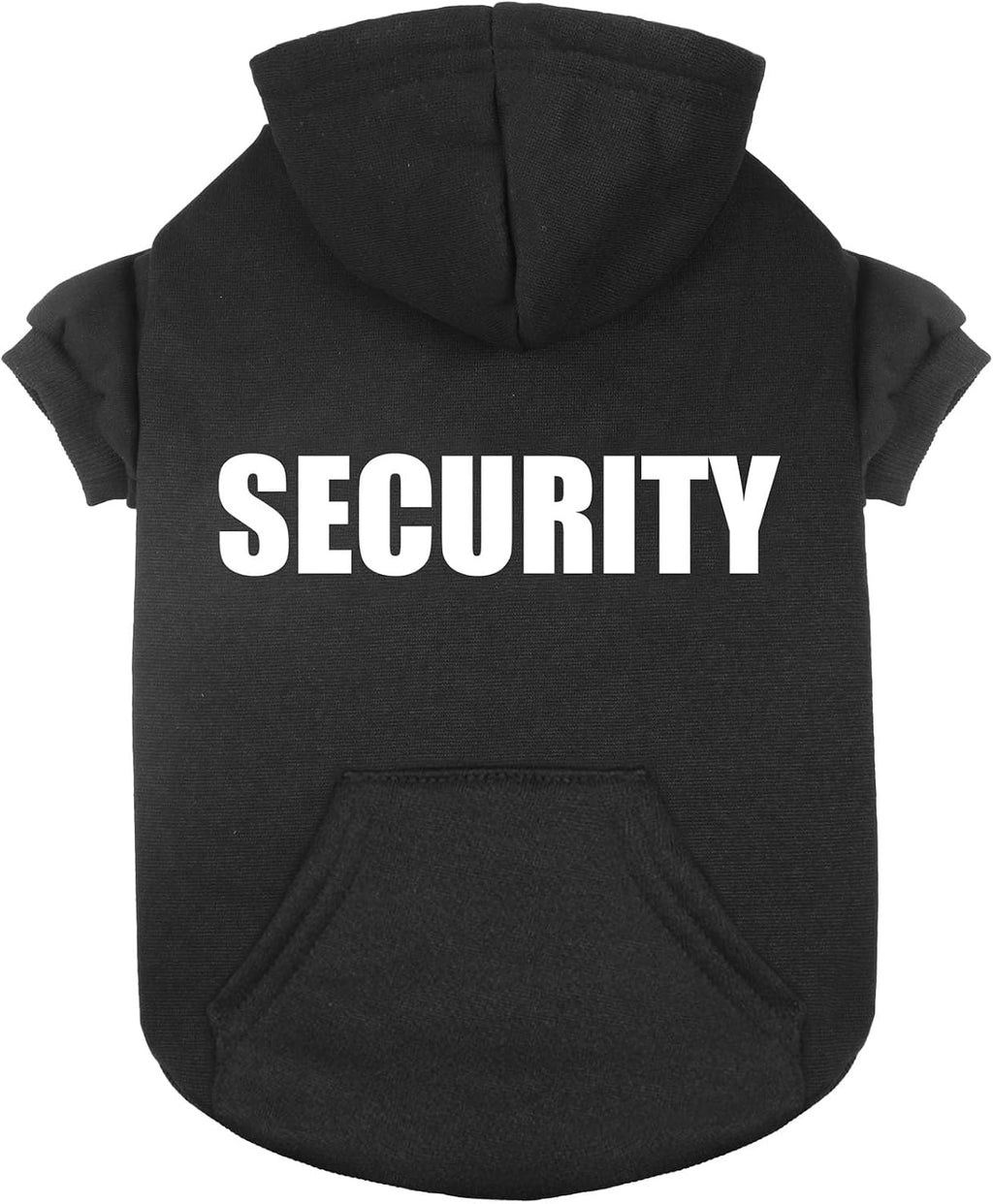 Dog Sweaters for Large Dogs Security Dog Hoodie Soft Brushed Fleece Clothes Sweatshirt with Pocket(XL)
