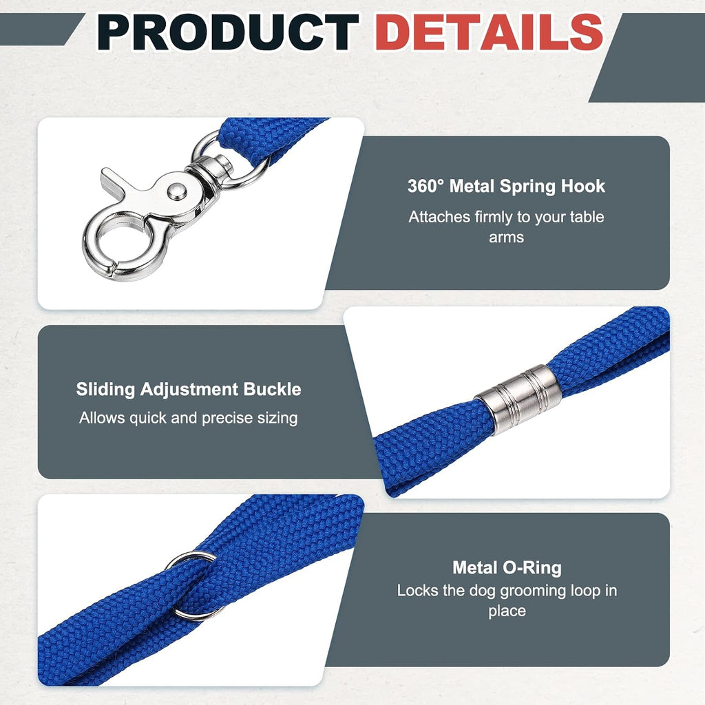 Pet Dog Grooming Loop, Dog Cat Safety Rope, 4Pcs
