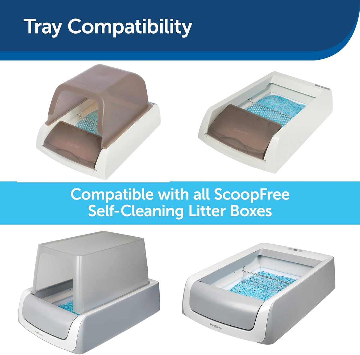 ScoopFree Litter Tray Refills with Premium Blue Crystals