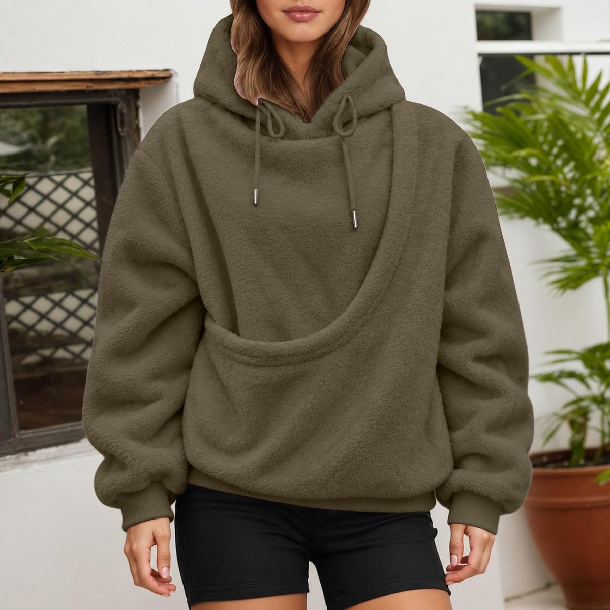 S-5XL Pet Pouch Hoodie,Hoodies with Dog Pouch,Cat Hoodie with Pouchs,Pet Carrier Holder Long Sleeve Pullover Tops