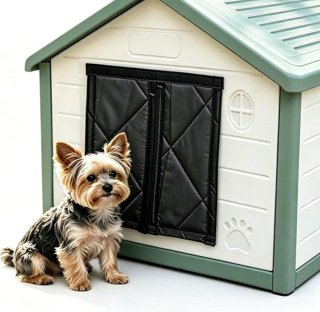 Pet Shelter Door Curtain Winter Warm Cotton Cover for Dog House and Cat