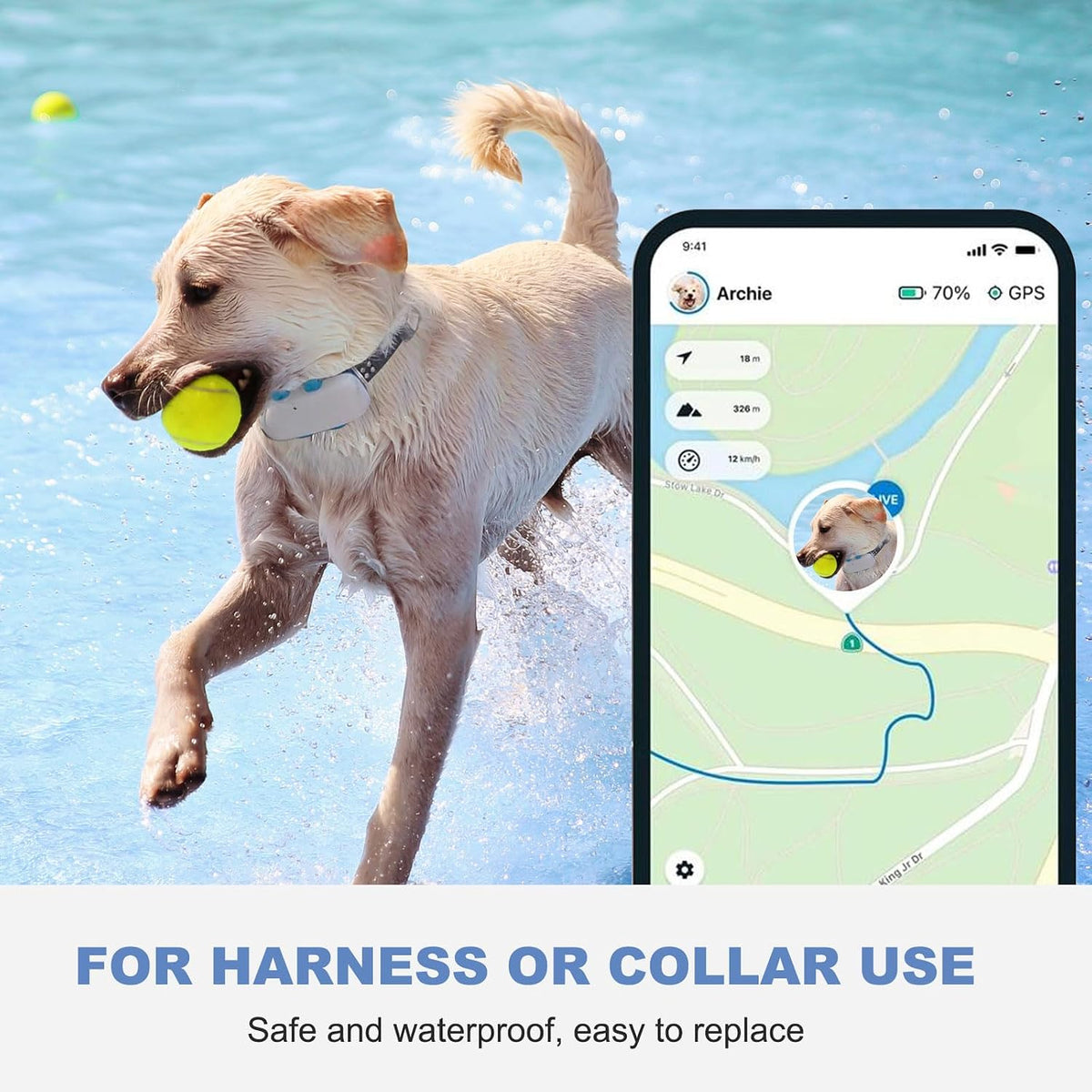 Dog GPS Tracker Rubber Clip Compatible with Tractive GPS Dog Location Activity Tracker Replacement Rubber Attachment Cli