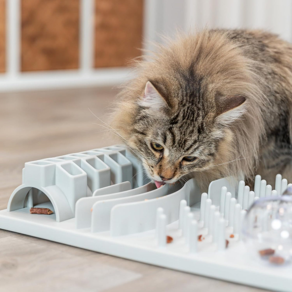 TRIXIE 5-in-1 Fun Board Interactive Cat Toy for Indoor Cats, Gray