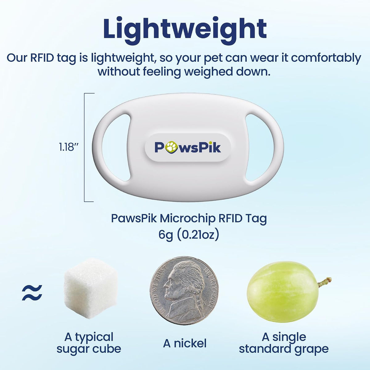 RFID Microchip Tag for PawsPik Automatic Microchip RFID Cat Feeder