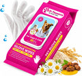Pawkie Talkie Pet Wipes, For Dogs & Cats, Chamomile Scent, 20 Ct