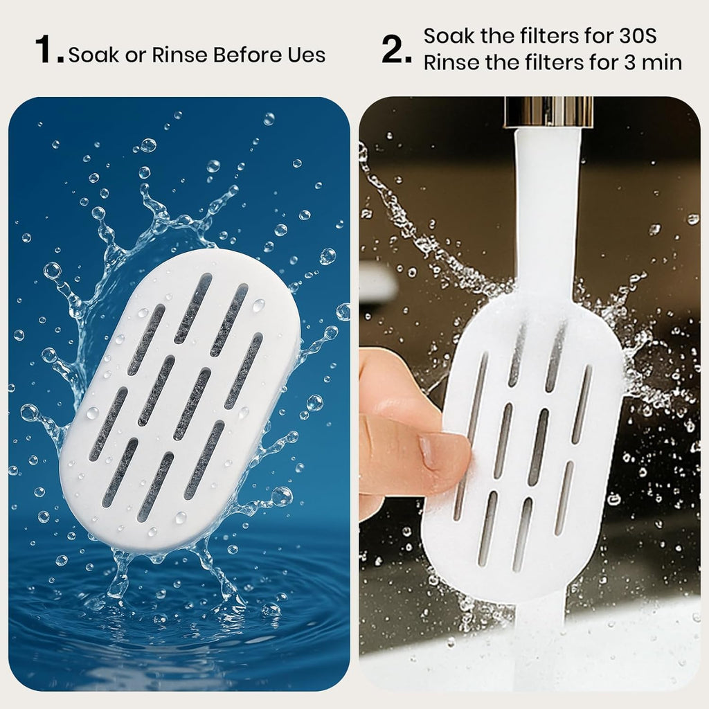 DOOOB Cat Water Fountain Filter 24 Pack Cat Fountain Filters