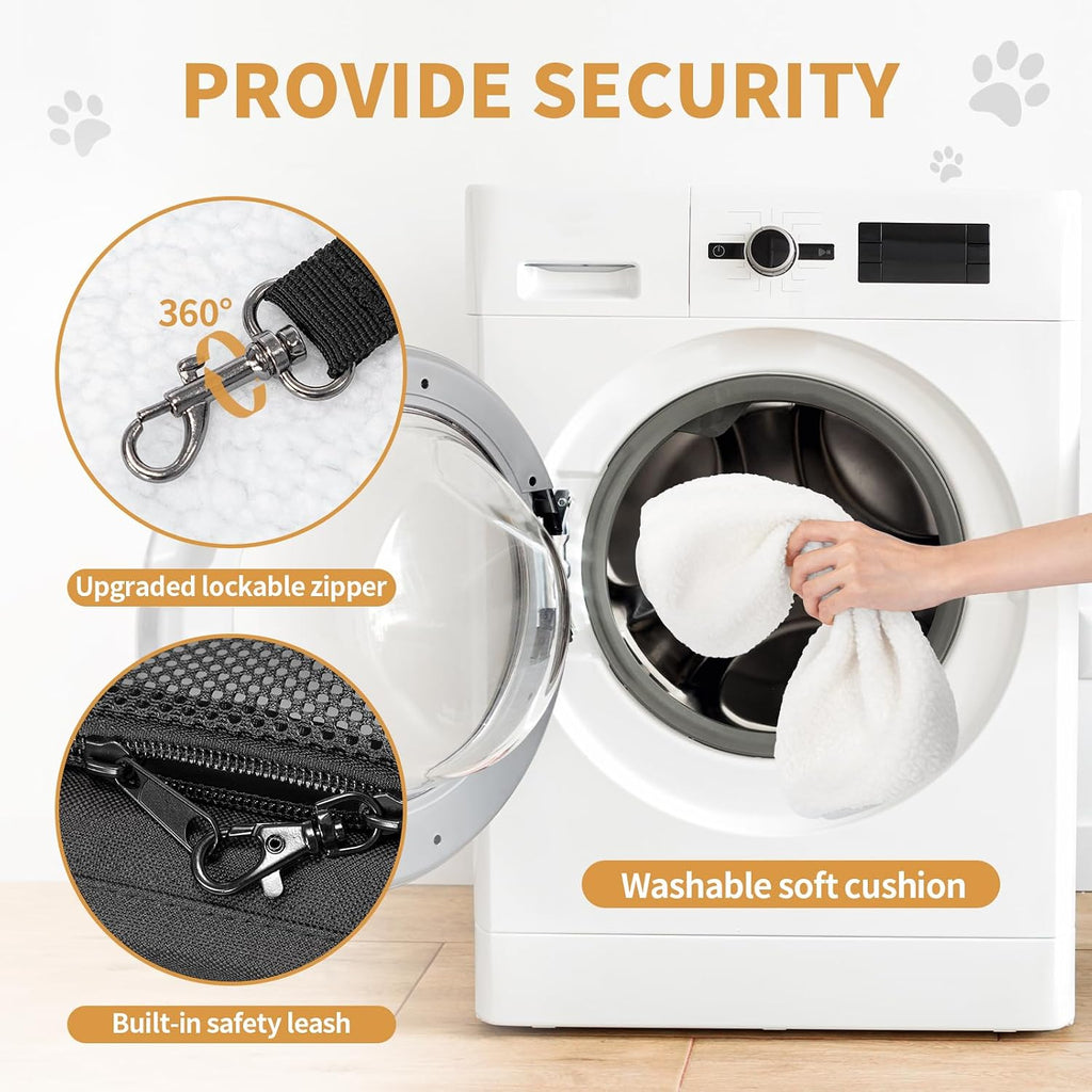 Petsfit Airline Cat Carrier for Small Cats, Two-Way Placement, Up to 9 lb
