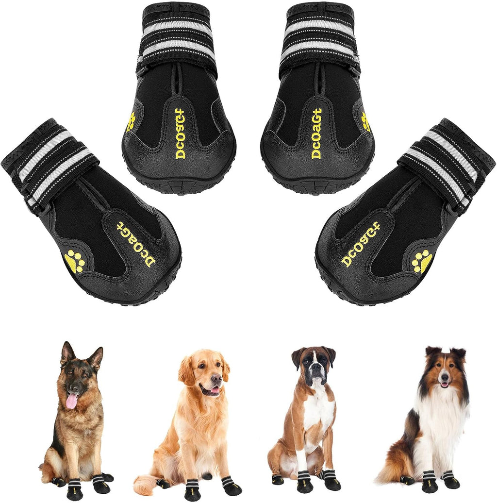 DcOaGt Dog Shoes Large Size Dogs XXL,Waterproof Dog Boots Dog Booties