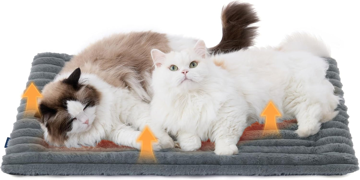 Bedsure ComfyFleece® Self Warming Cat Bed Mat,Small Pet Self Heating Pad