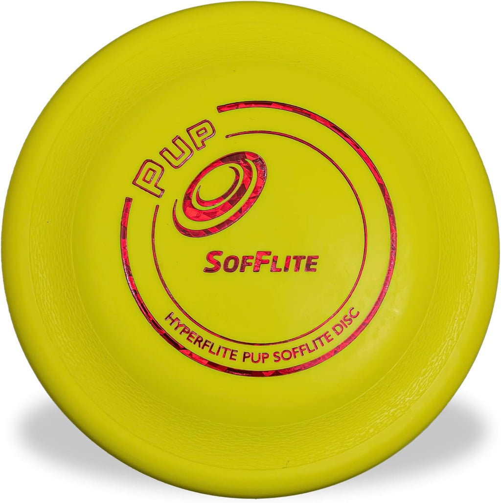 Hyperflite Pup SofFlite Soft Dog Flying Disc, 4 Pack, Small Dogs