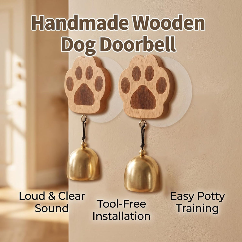 2 Pcs Dog Door Bell, Potty Training Bells for Puppies