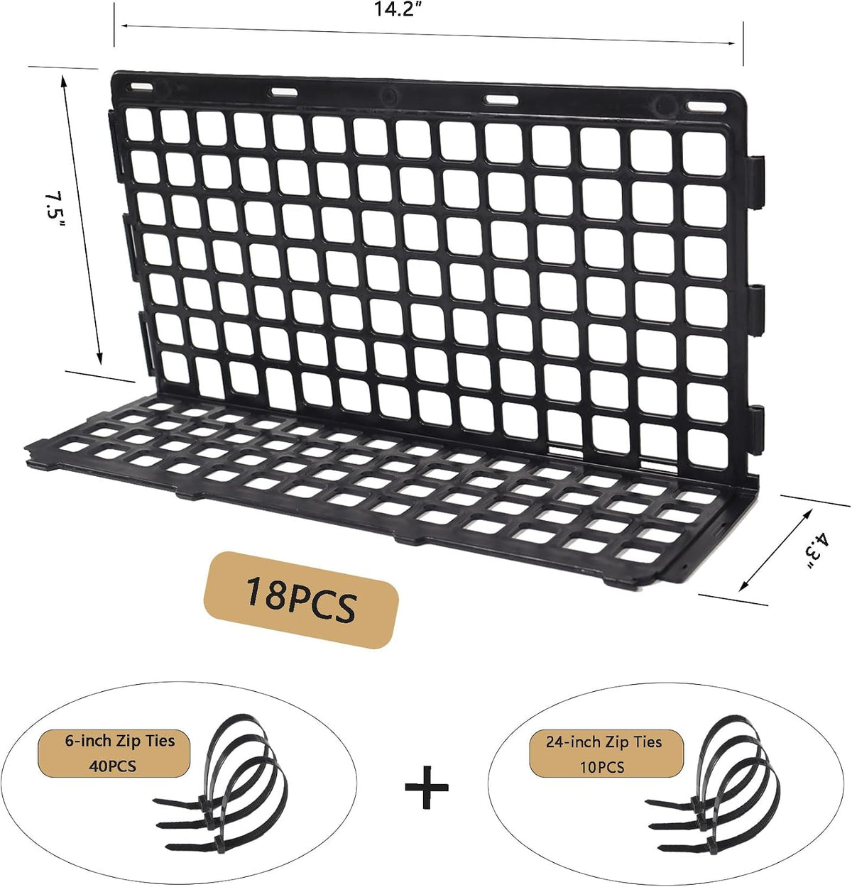 18 PCS Pet&Toy Blocker for Under Bed, Stops Pets from Crawling Under Couch