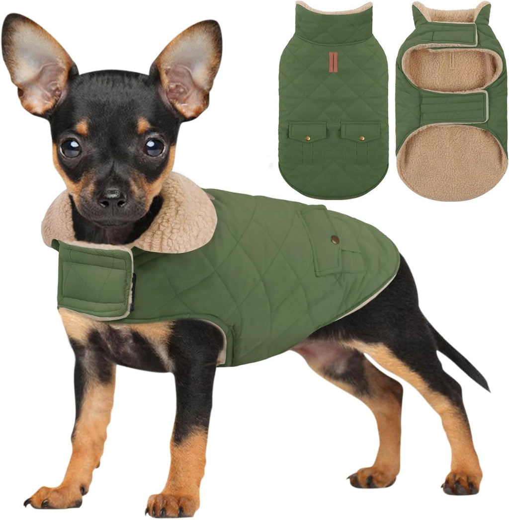 Dog Winter Coats for Small Dogs Puppies, Pet Thick Warm Jacket for Bichon