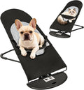 Cat Dog Rocking Chair Portable Pet Rocker Foldable Bed Adjustable Height