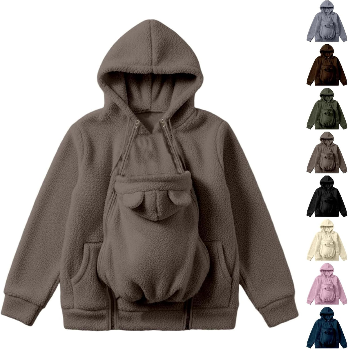 Hoodie With Baby Pouch, Baby Pouch Holder, Cat Dog Hoodie With Pet Pouch