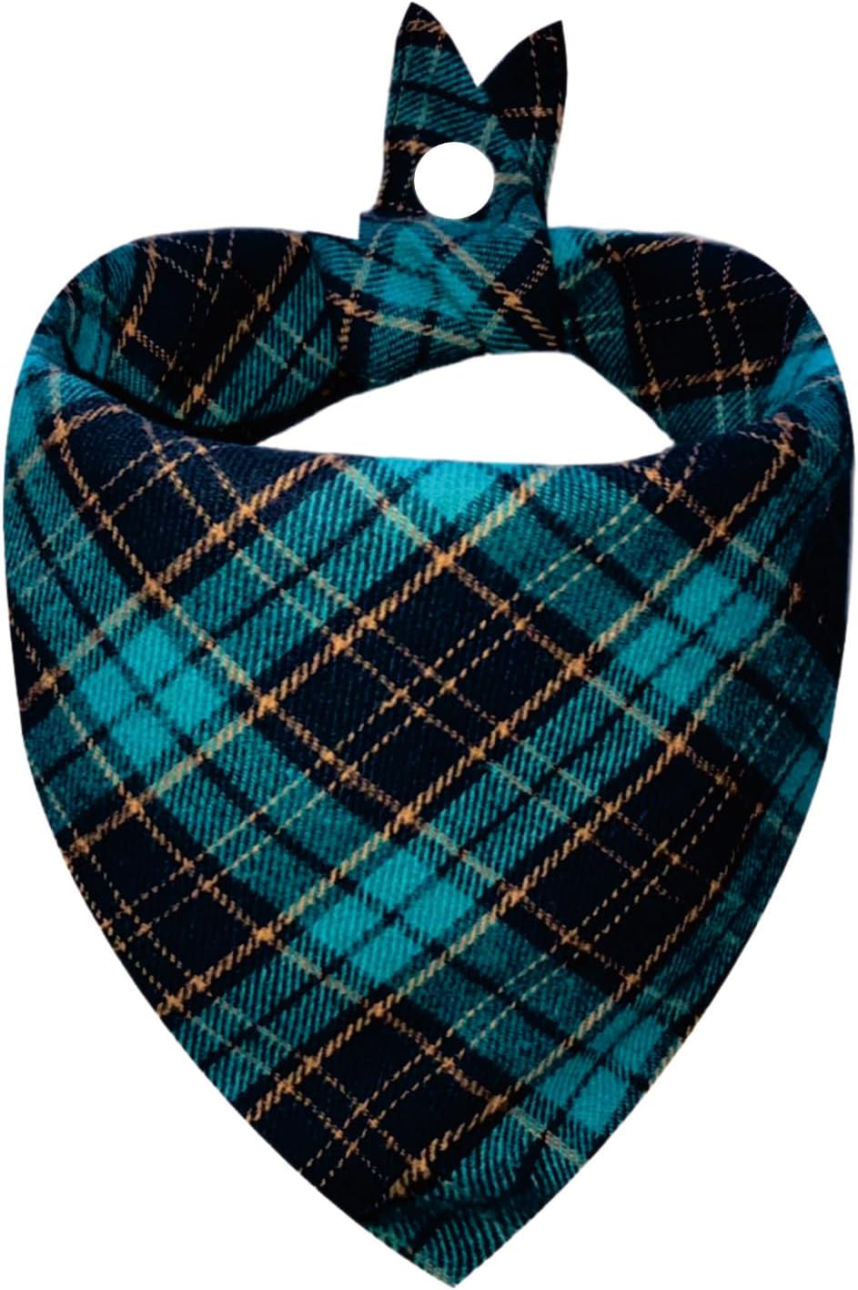 Adjustable Buckle christmas Dog Bandana, Red Green White, Medium