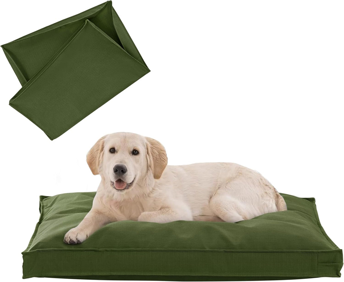 Dog Bed Covers Replacement, 36Lx27Wx3H Inch, Cover Only, Blue-Gray