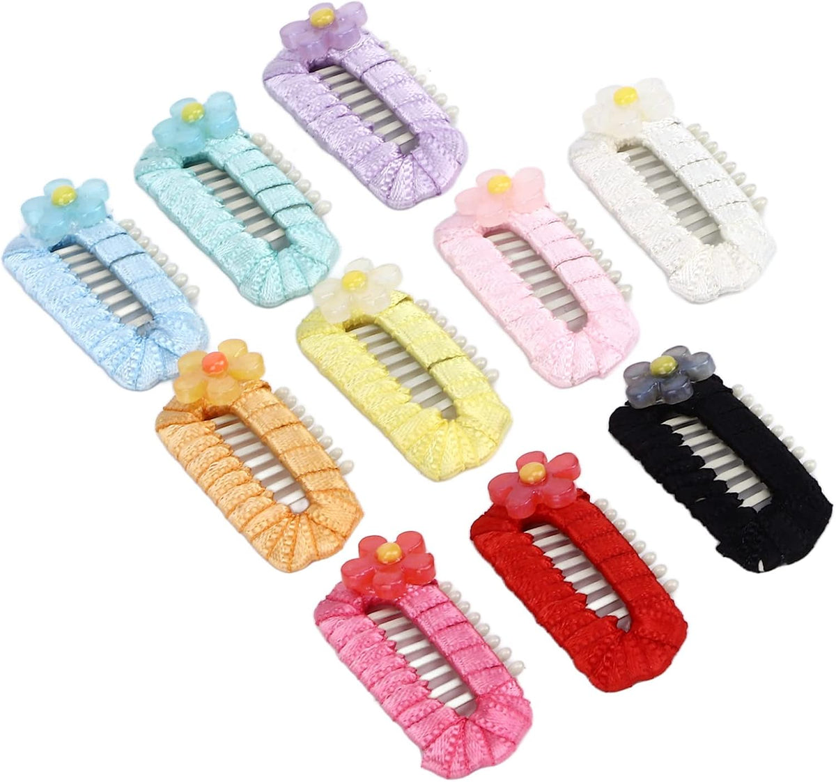 Pet Hair Clips Mini French Barrettes, 10 Pack Secure Grip