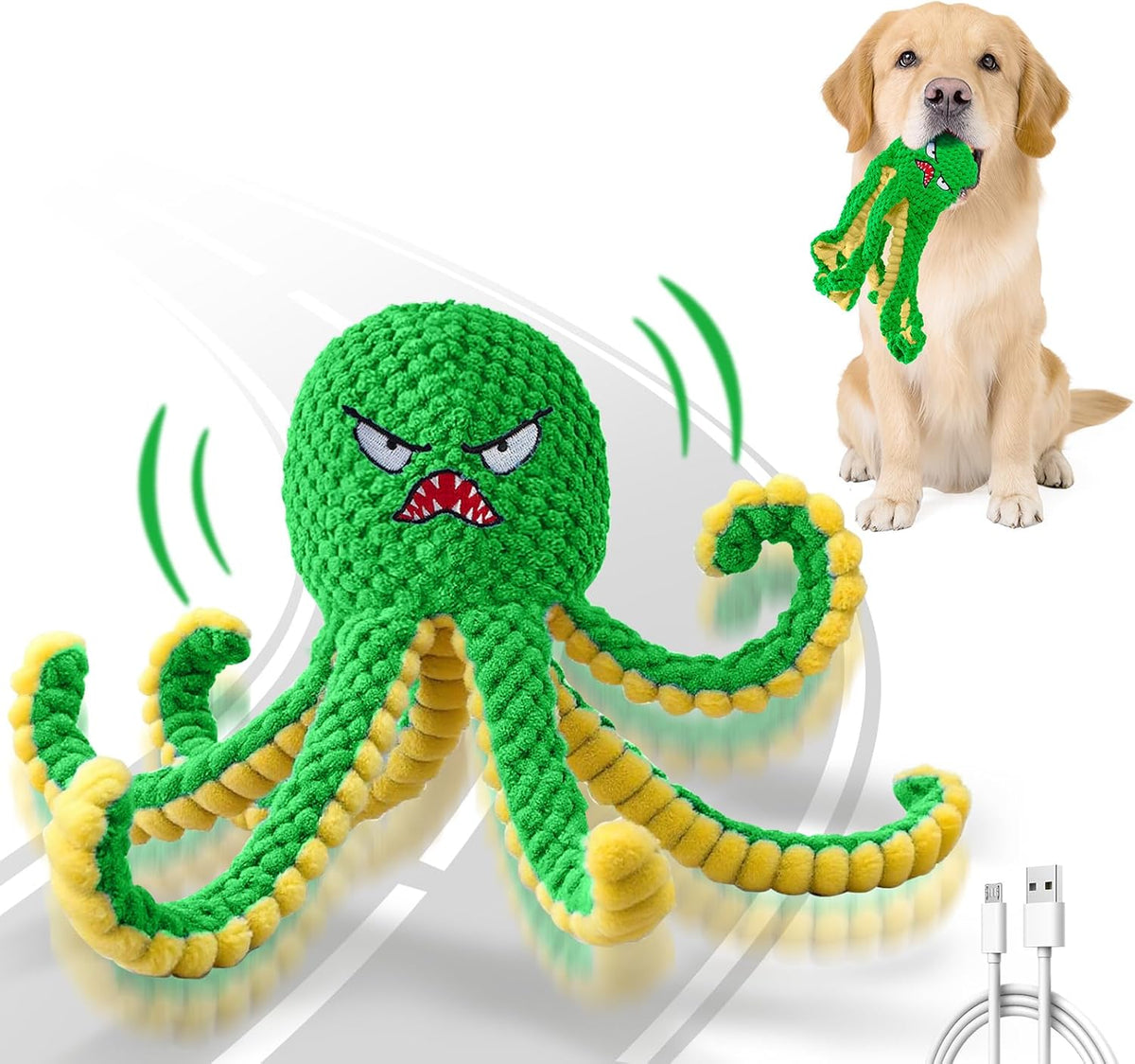 Interactive Dog Toys Octopus to Keep Them Busy(Blue)