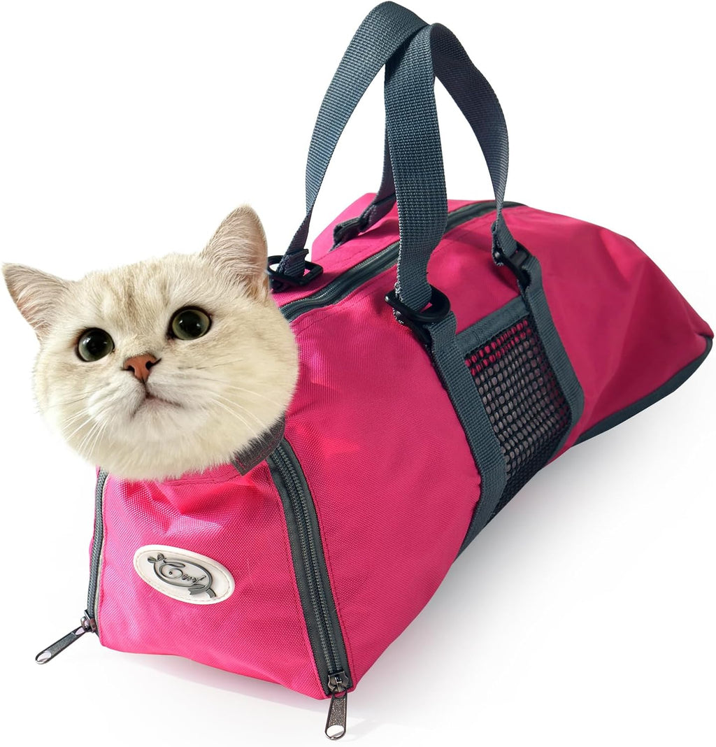 Cinf Cat Restraint Grooming Bag, Anti-Scratch Tool for Nail Trimming