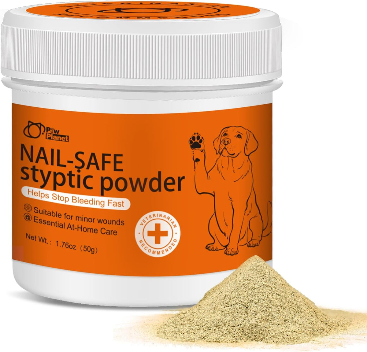 Styptic Powder for Dogs & Cats with Nail Clipper Kit, 1.76 oz