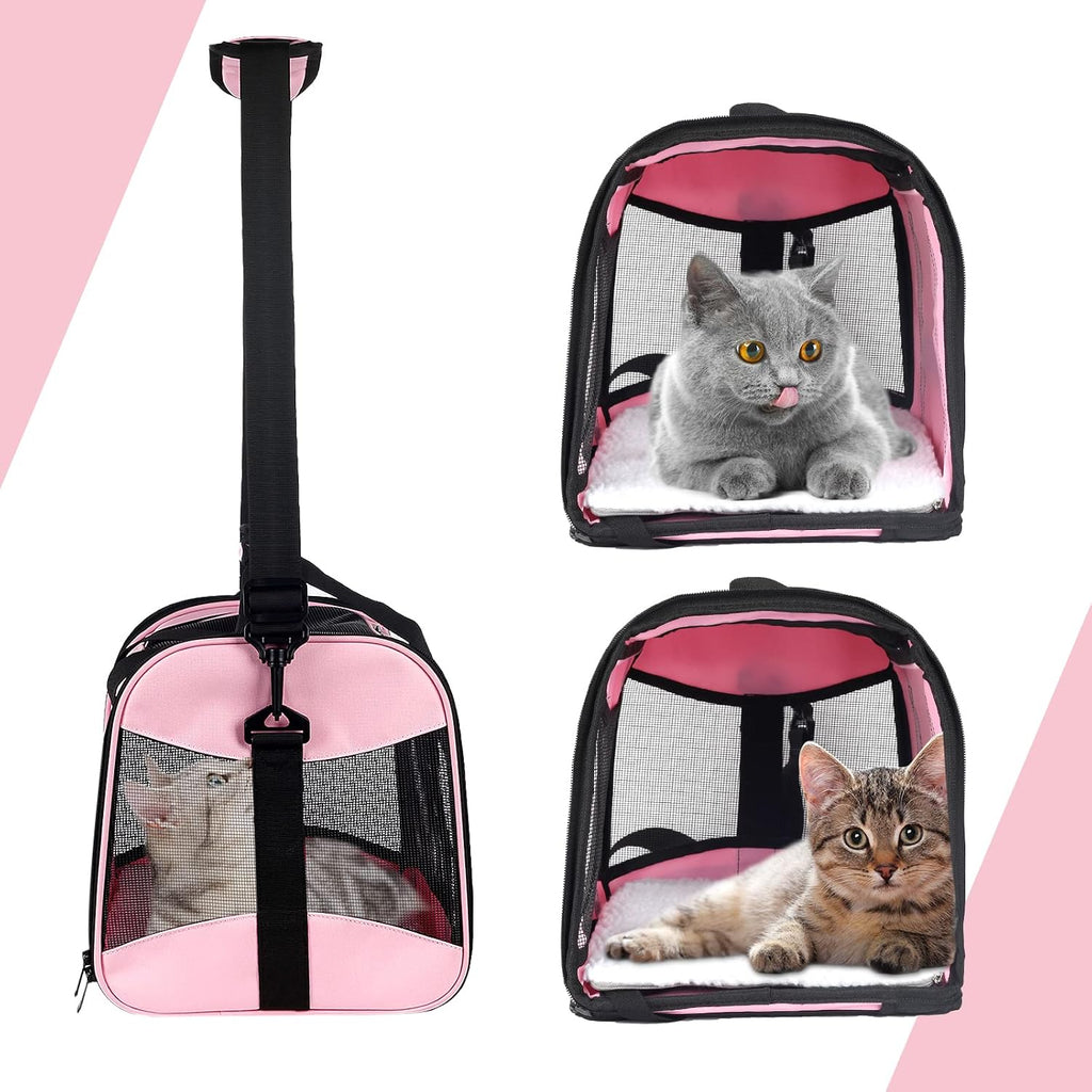 top tasta cat Carrier Large Dog Cat Carriers Puppies up to 30Lbs, Big Dog Carrier Soft Sided, Collapsible Travel Puppy C