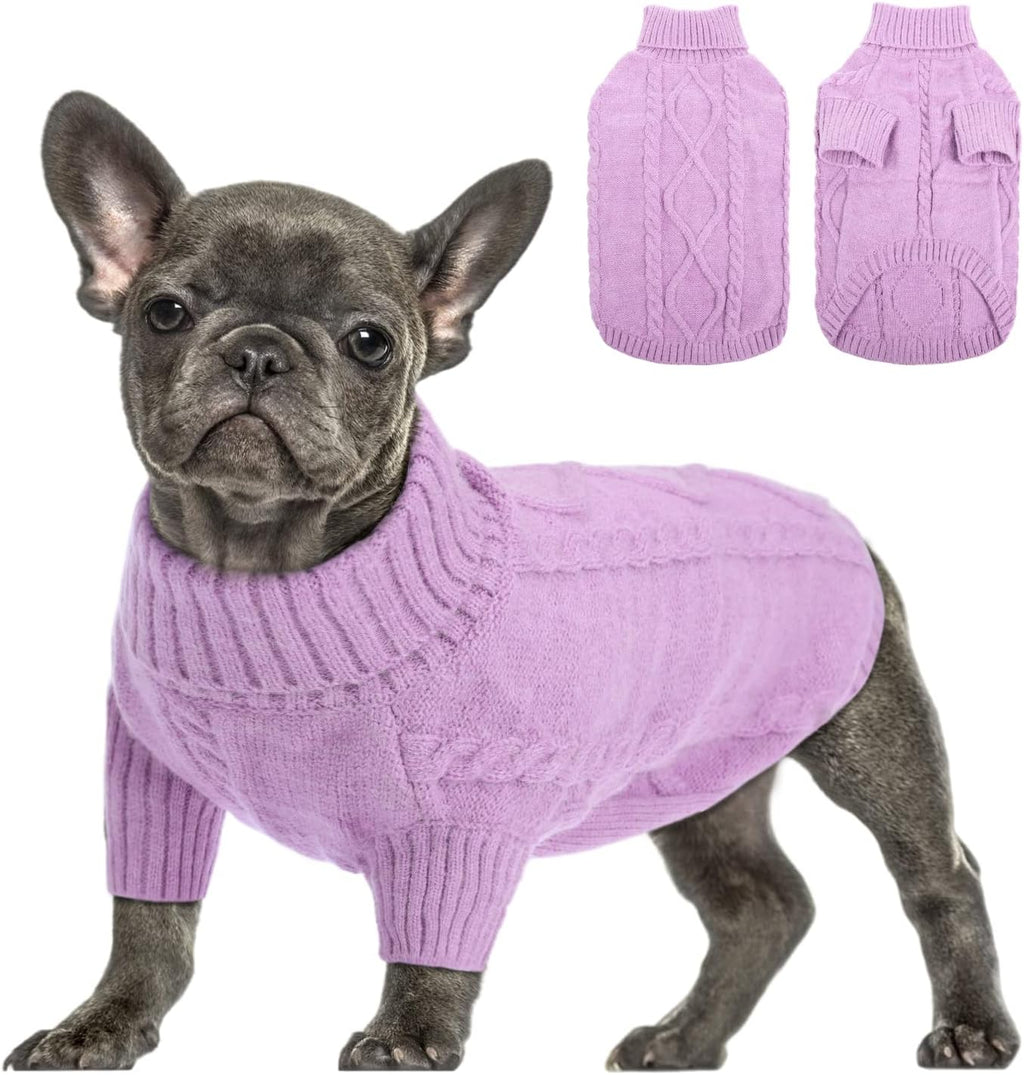 Small Dog Sweater for Small Dogs Girl, Winter Dogs/Cats Pullover