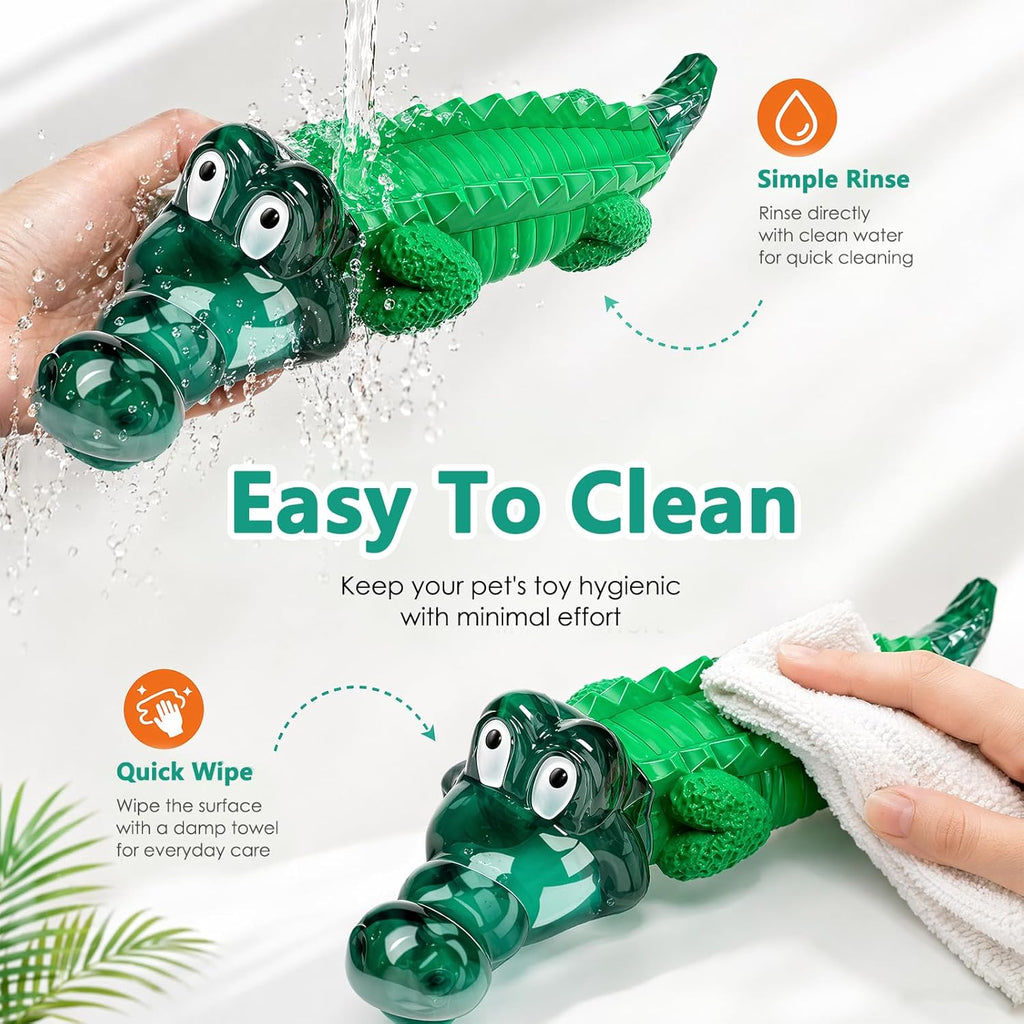 Fuufome Alligator Dog Toys for Aggressive Chewers,Medium Large Breed Dogs