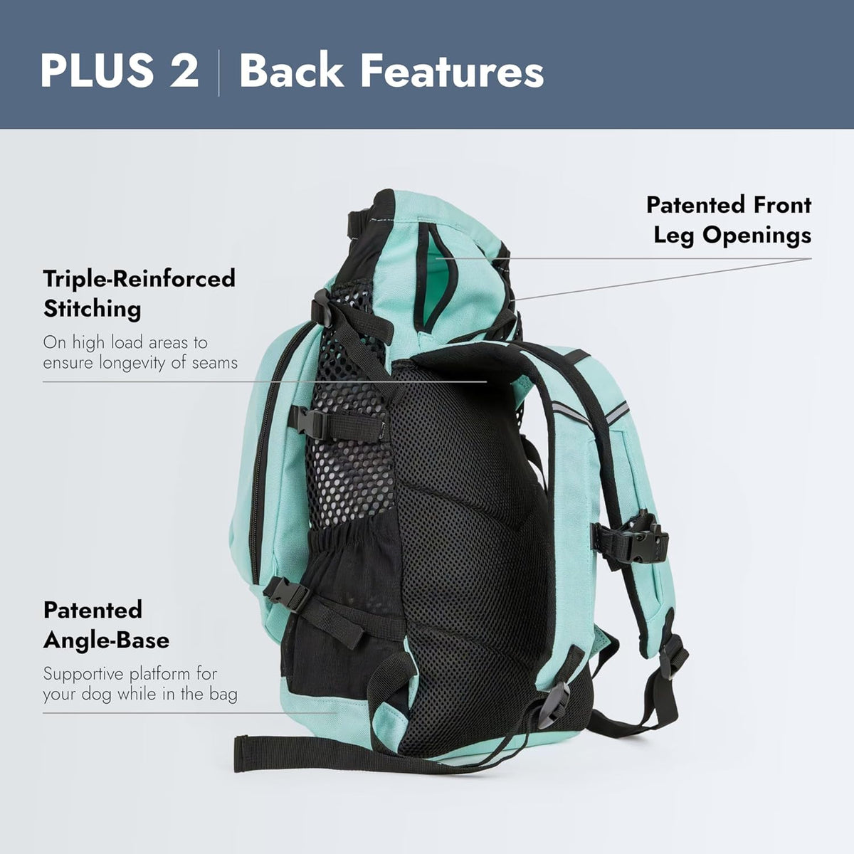 K9 Sport Sack Plus 2 - Large, Summer Mint