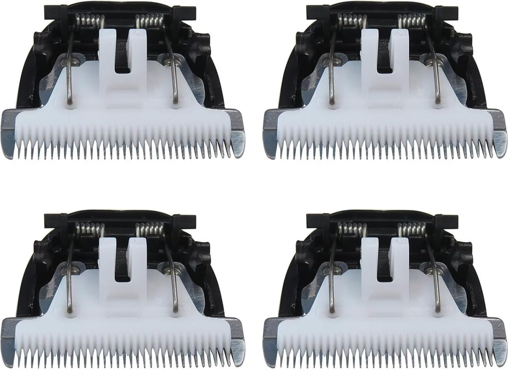 4 Pcs Clipper Replacement Blades Ceramic Stainless Steel Compatible with Oneisall Low Noise Dog and Cat Grooming