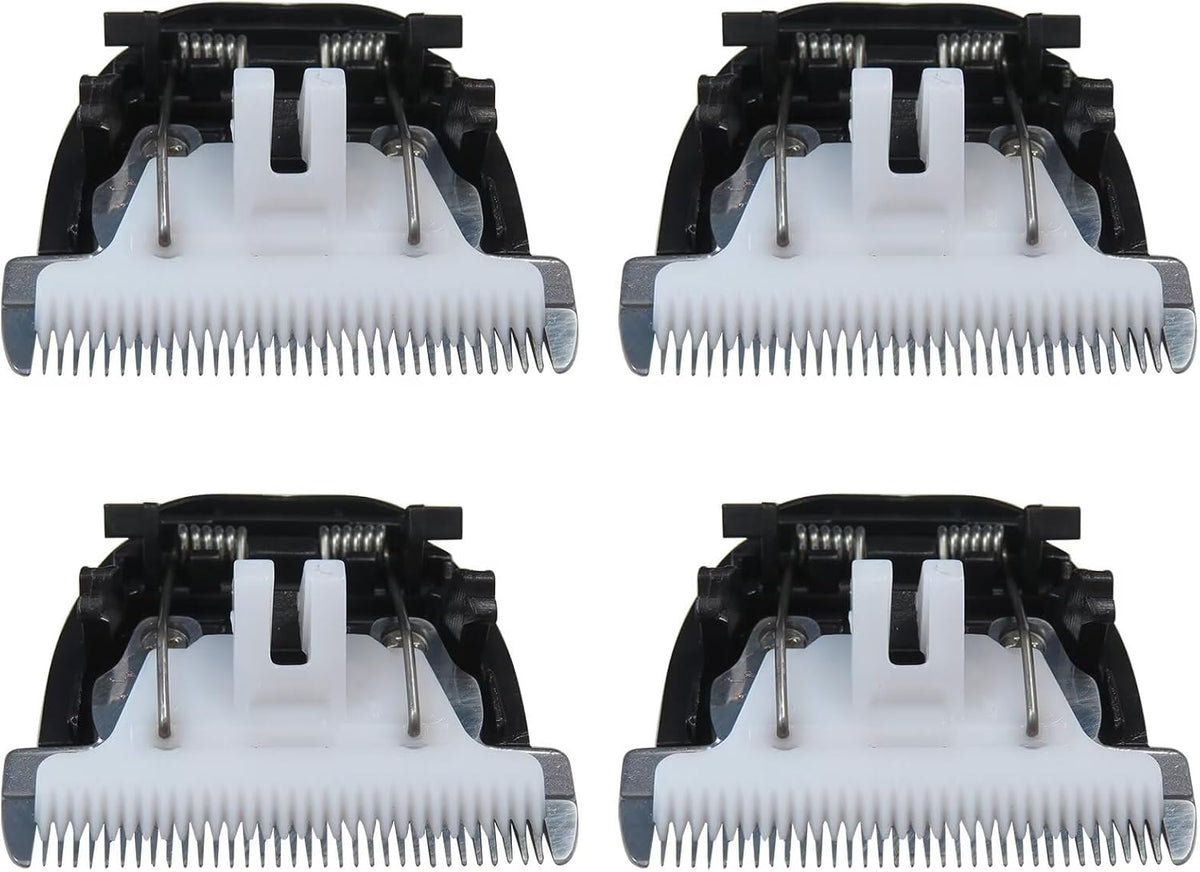 4 Pcs Clipper Replacement Blades Ceramic Stainless Steel Compatible with Oneisall Low Noise Dog and Cat Grooming