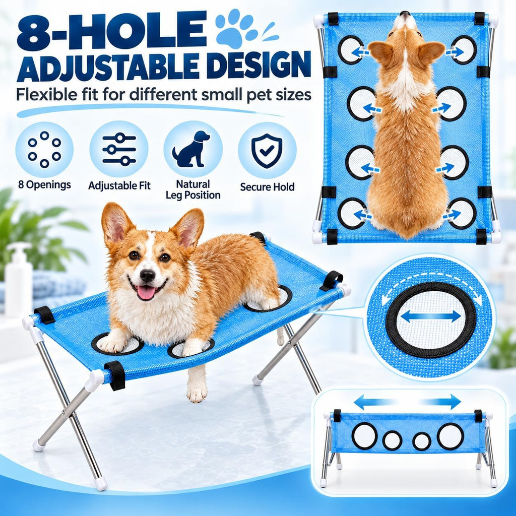 Dog Bath Hammock Grooming Bathing Shower for Pet Washing Cat Small Dogs Station Stand Holder Medium Mesa Plegable para M