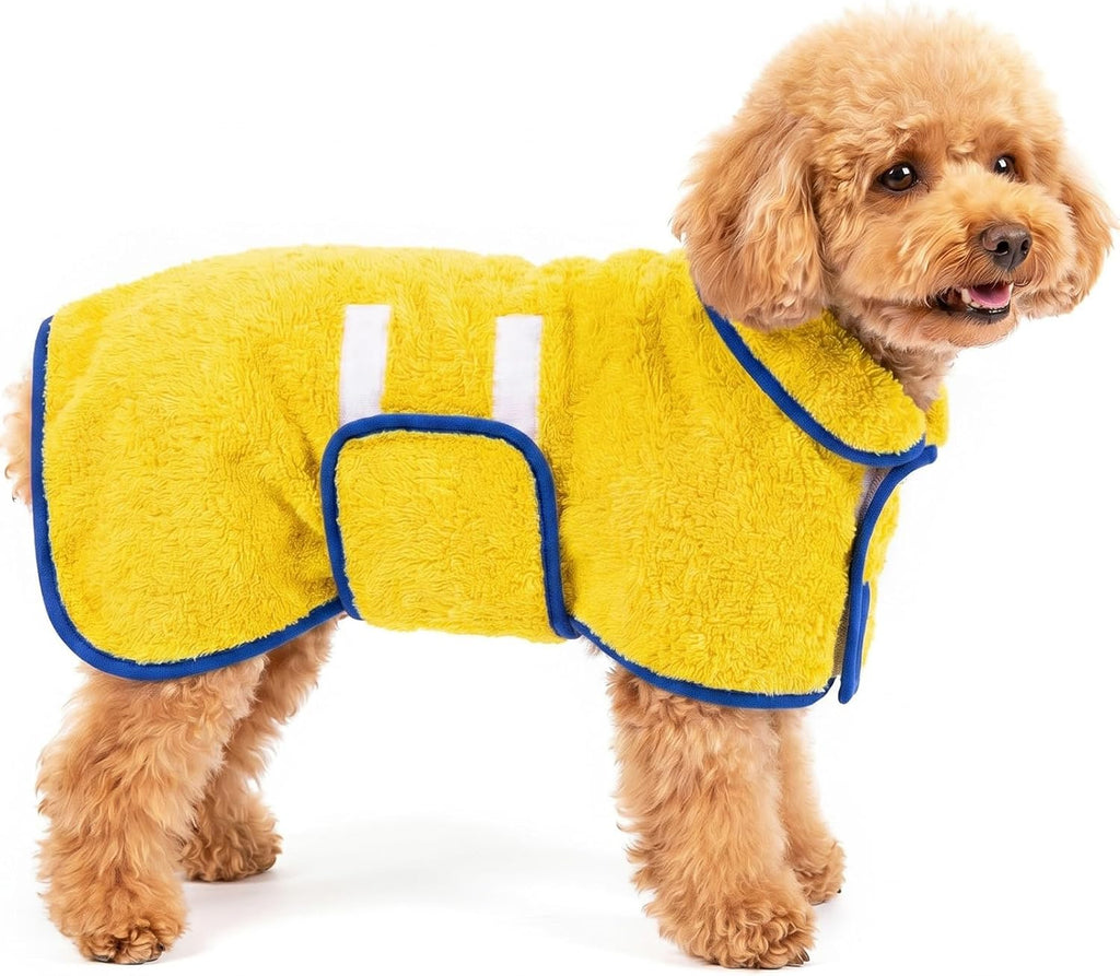 Dog Bathrobe, Super Absorbent for Small to Large Dogs, Dark Blue XL