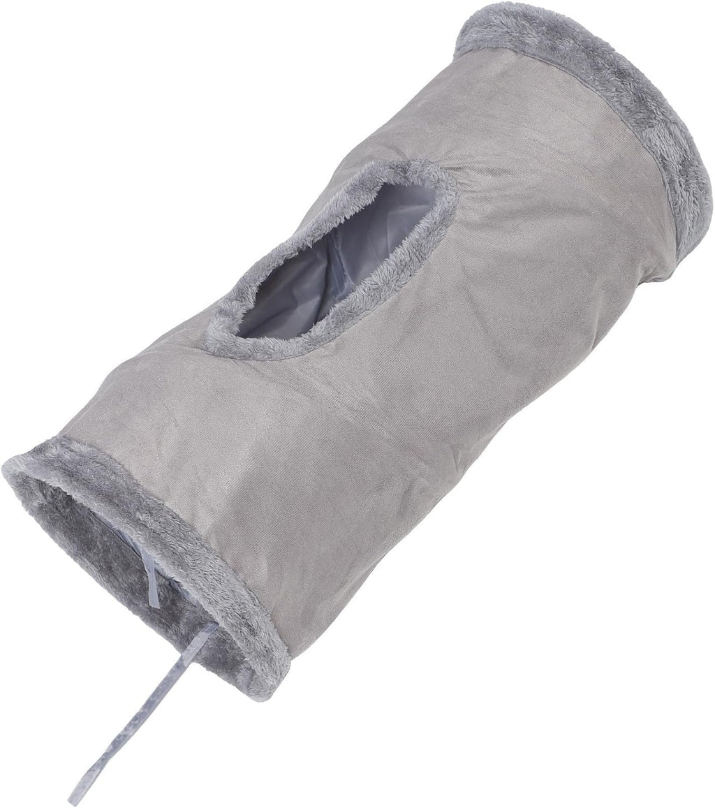Foldable Suede Home Cat Tunnel Cozy Hideaway for Cats