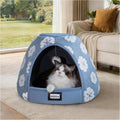 BALANCE Cat Beds for Indoor Cats, 2-in-1 Cat Bed Cave with Anti-Slip Bottom and Ultra-Soft Plush, Cozy Cats House Tent f