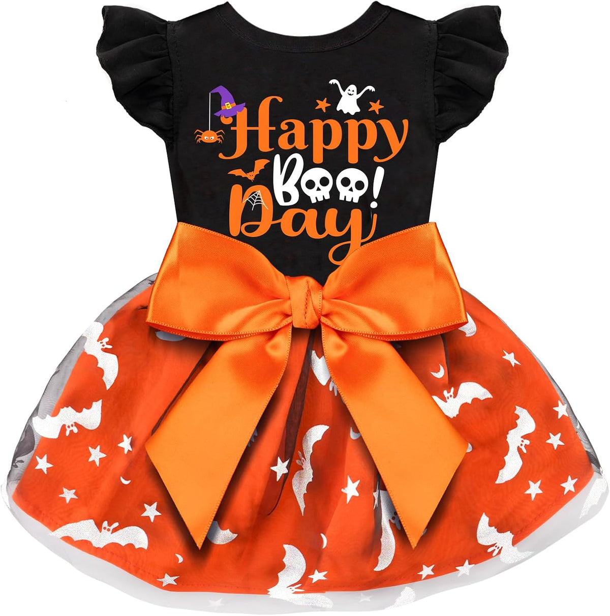 Dog Birthday Girl Dress Ruffle Dog Dress with Sparkly Pink Bowknot Tulle Birthday Princess Pet Clothes for Small Medium 