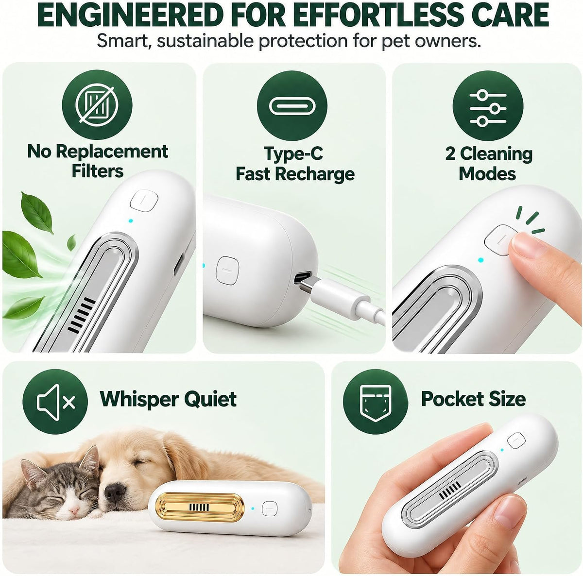 Ozofresh Pet Odor Eliminator For Cats Dogs, Smart Purifier Deodorizer