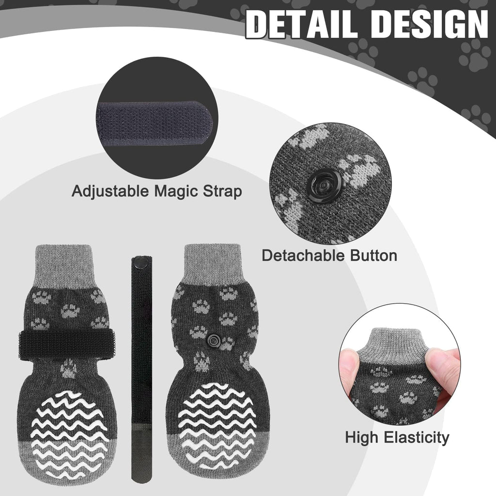EXPAWLORER Anti Slip Dog Socks to Prevent Licking Paws for Hot Pavement