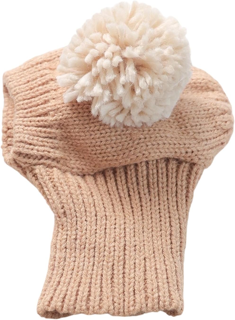Pet Hat with Integrated Neck Cover for Small Dog, Coffee S